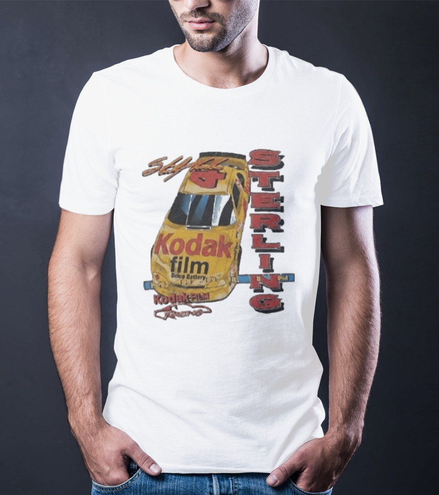 AJ Dillon Kodak Racing Sterling Marlin Kodak Film Delco Battery Car T-Shirt