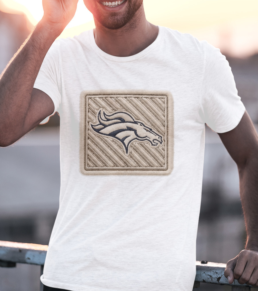 Broncos 2026 Training Camp Hat Patch With Embroidered Horse T-Shirt