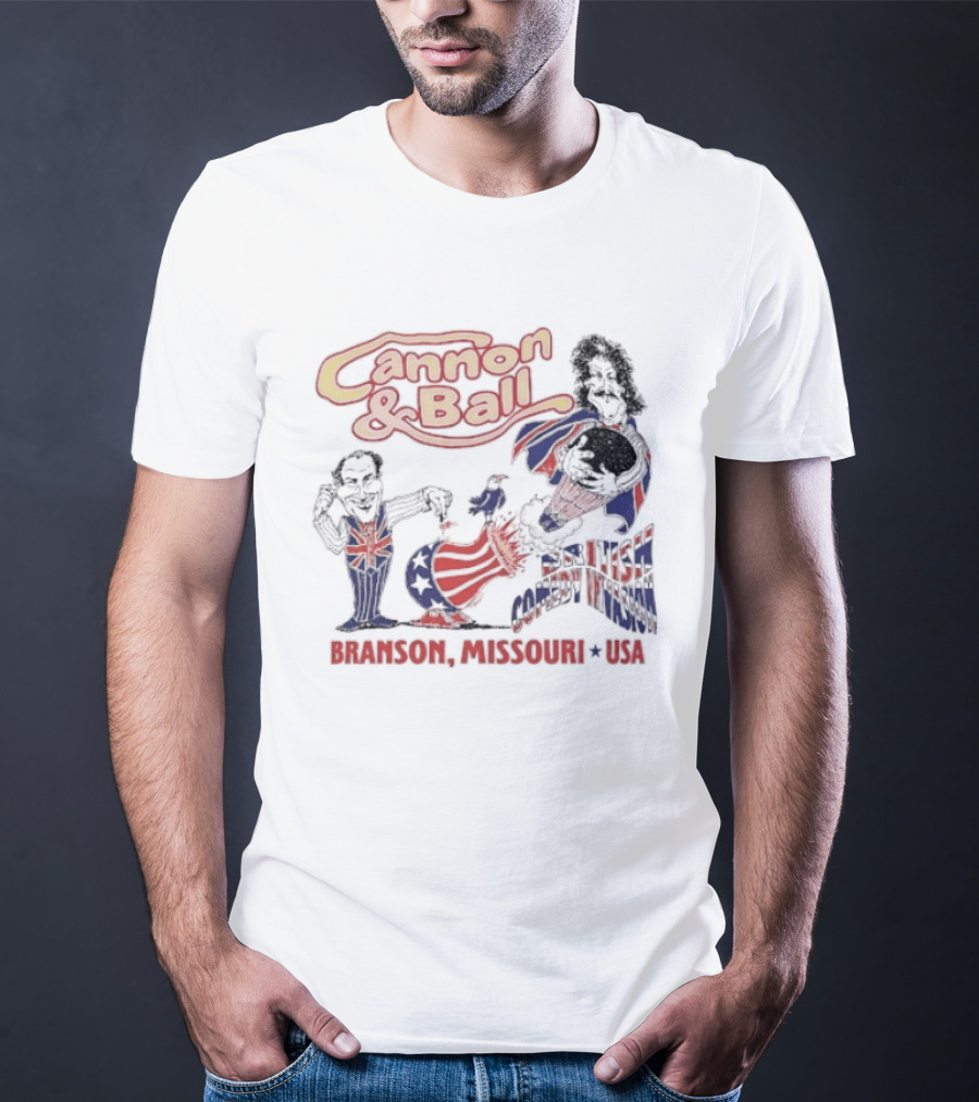 Cannon And Ball Branson Missouri USA British Comedy T-Shirt
