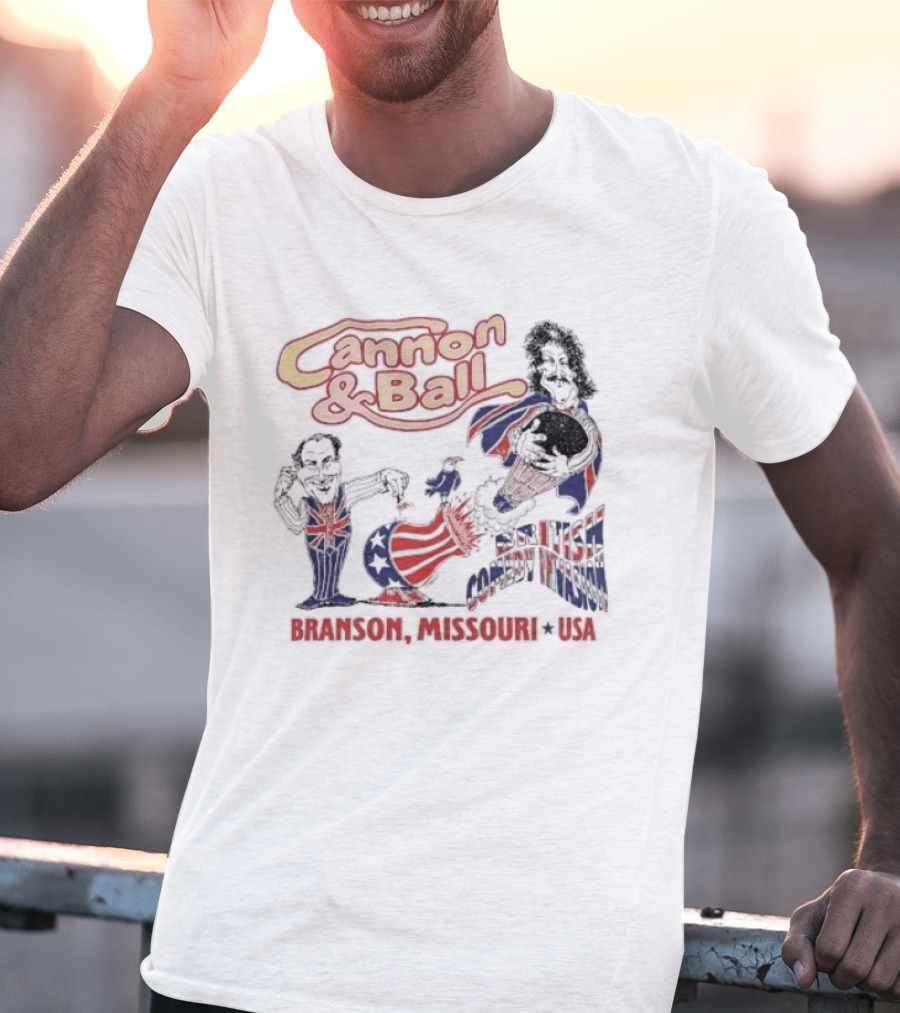 Cannon And Ball Branson Missouri USA British Comedy T-Shirt