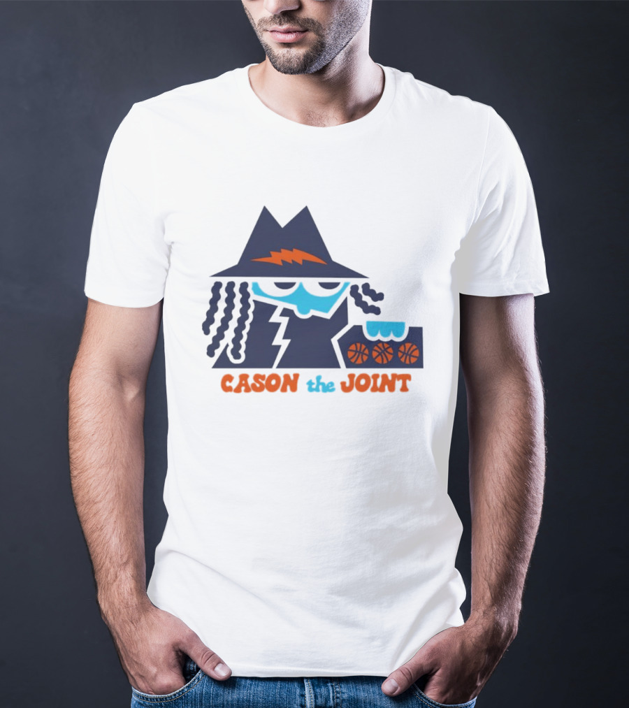 Cason The Joint Lightning Bolt Hat Basketball Trio T-Shirt