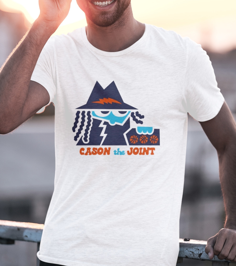 Cason The Joint Lightning Bolt Hat Basketball Trio T-Shirt