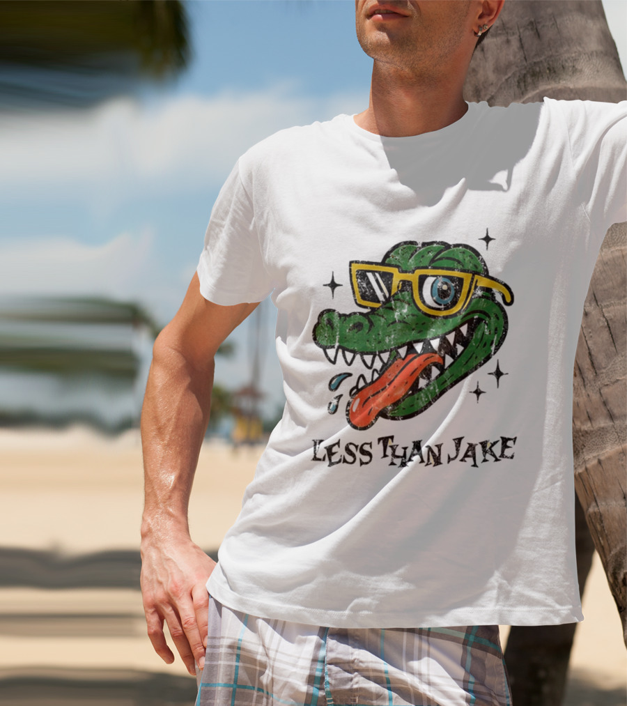 Less Than Jake Sunglasses Alligator T-Shirt