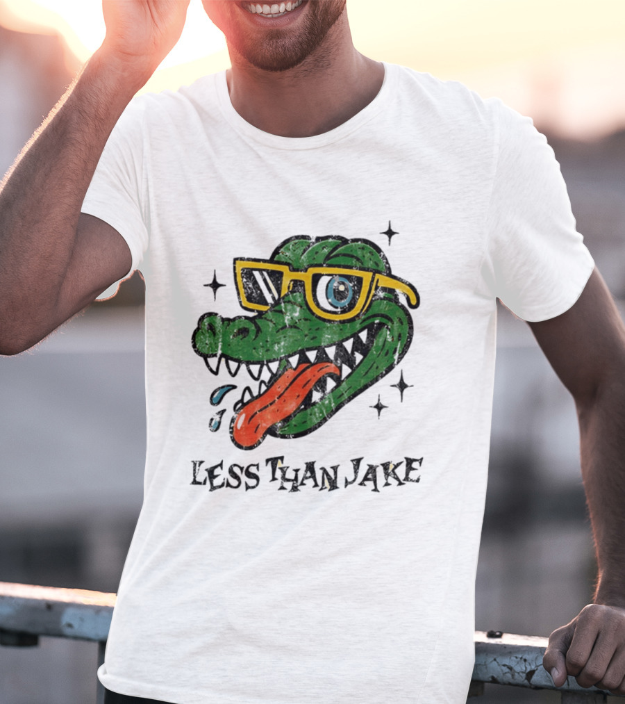 Less Than Jake Sunglasses Alligator T-Shirt