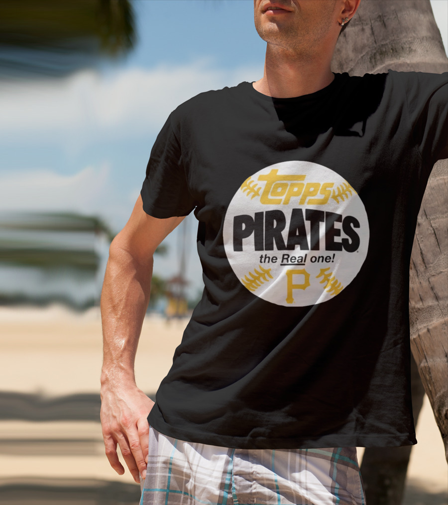 Topps Pirates The Real One MLB Pittsburgh Baseball T-Shirt