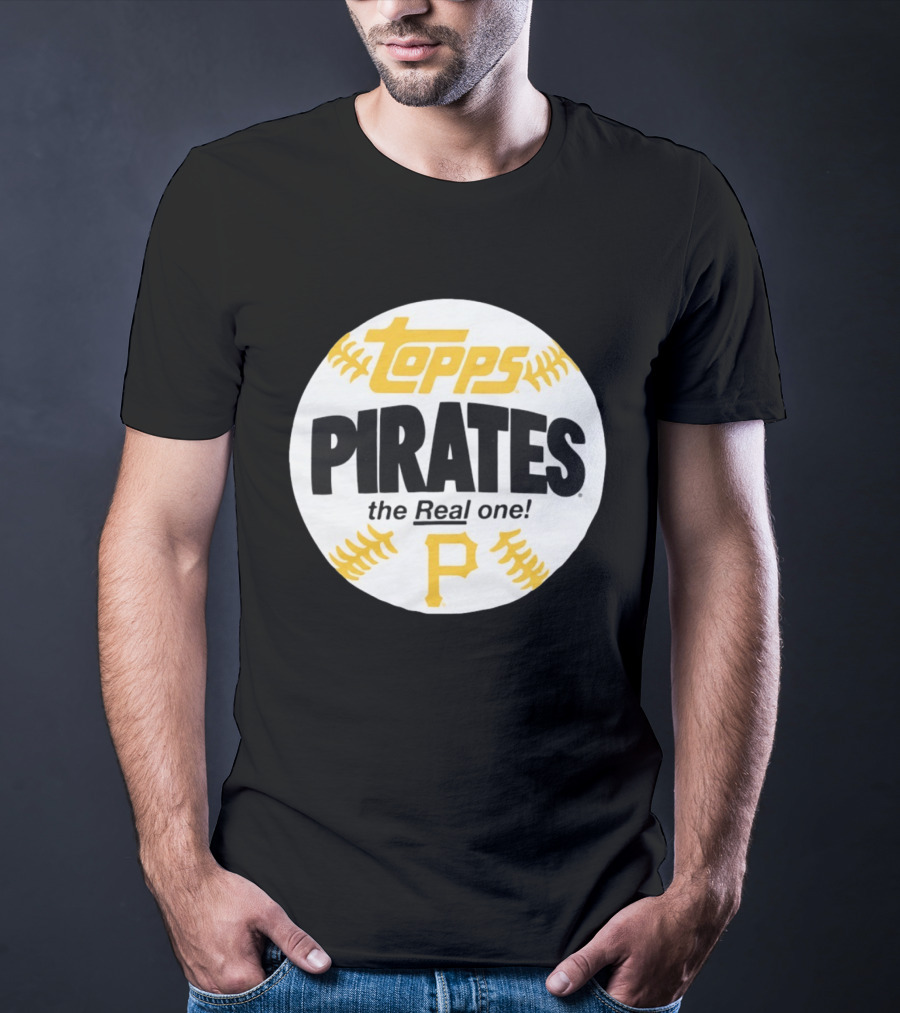 Topps Pirates The Real One MLB Pittsburgh Baseball T-Shirt
