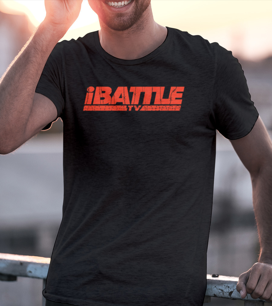 IBattleTV Barb Wire Streaming Entertainment Platform T-Shirt