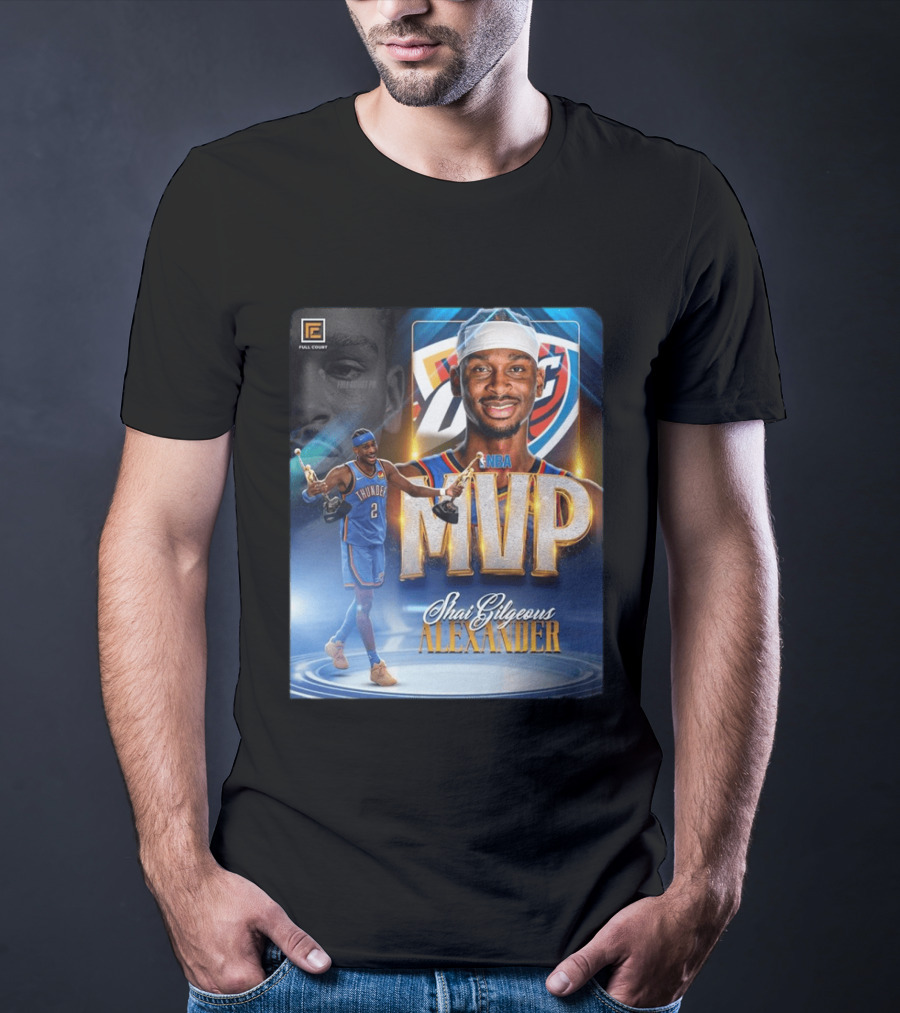 Shai Gilgeous Alexander MVP NBA 2024 Oklahoma City Thunder T-Shirt