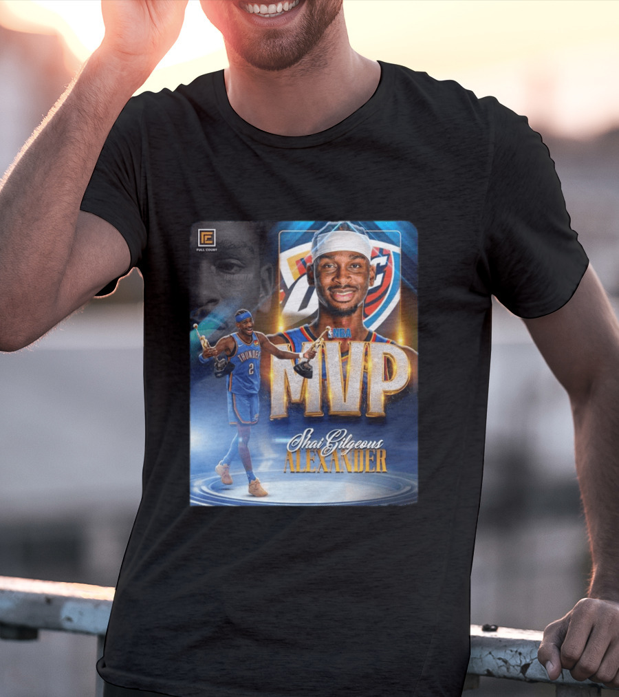 Shai Gilgeous Alexander MVP NBA 2024 Oklahoma City Thunder T-Shirt