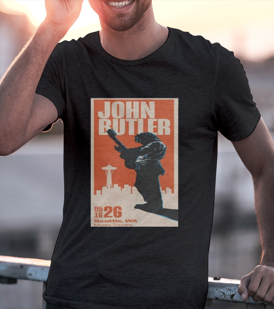 John Butler Live At Moore Theatre Seattle WA May 16 2026 T-Shirt