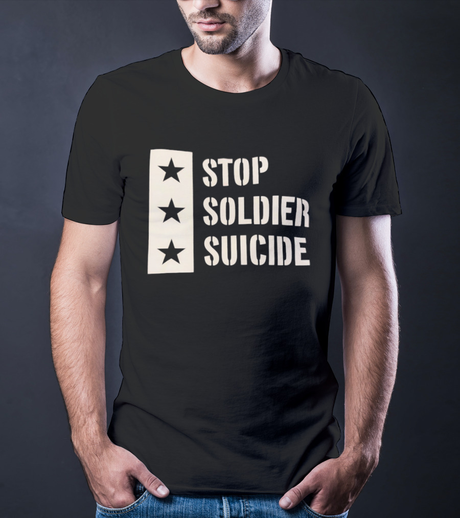 Stop Soldier Suicide Three Star T-Shirt