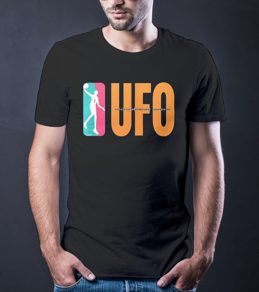 UFO Unstoppable Force On Court San Antonio Spurs T-Shirt