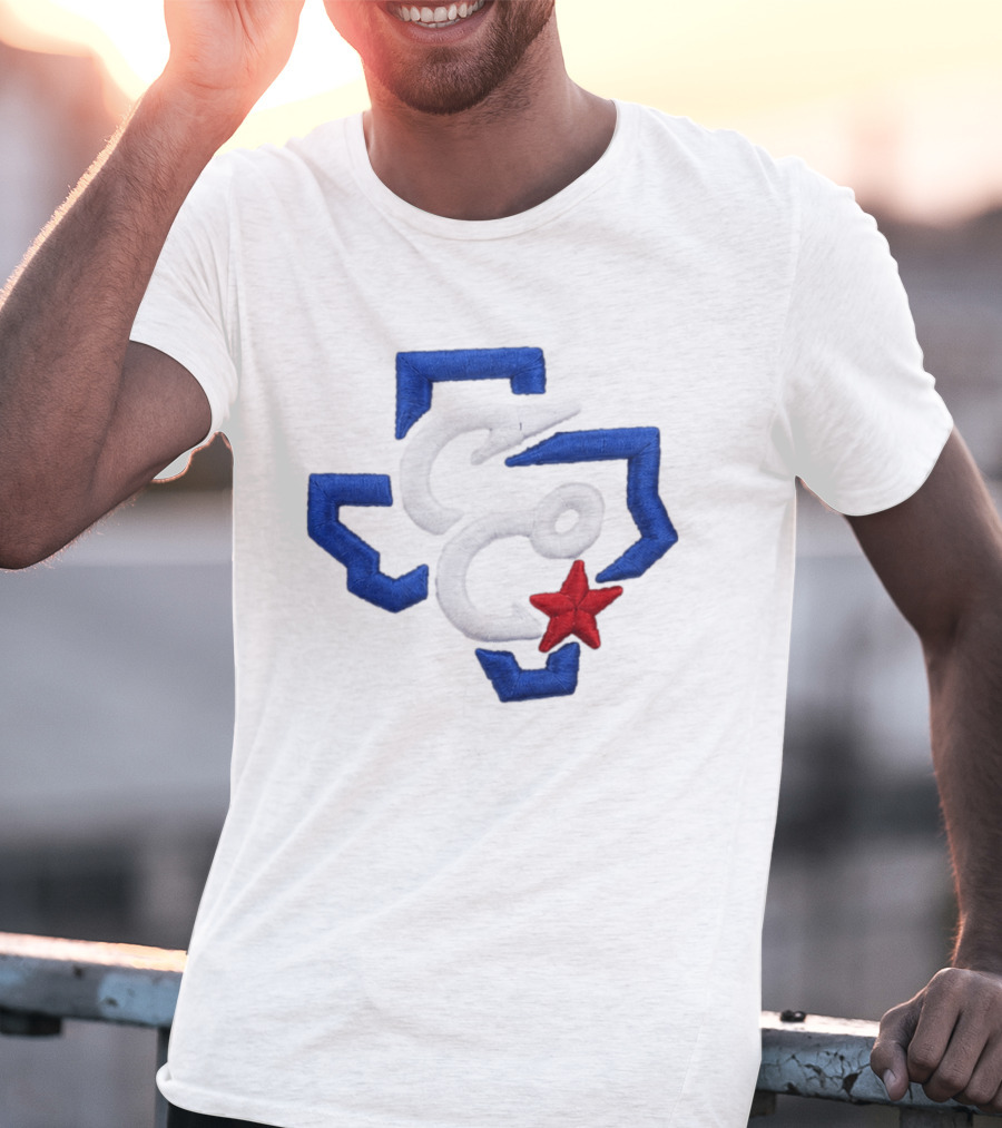 2026 Christi Hooks Big League Chew Hat Blue White Red Star Patch T-Shirt