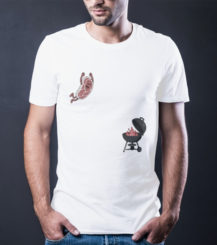 BBQ Jumping Steak 2026 Funny Grill T-Shirt