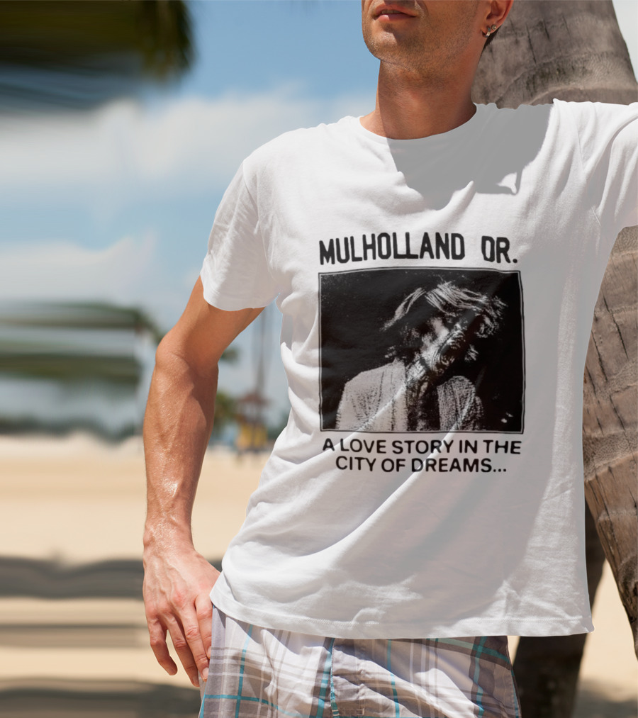 Mulholland Dr. A Love Story In The City Of Dreams Vintage Noir Aesthetic T-Shirt