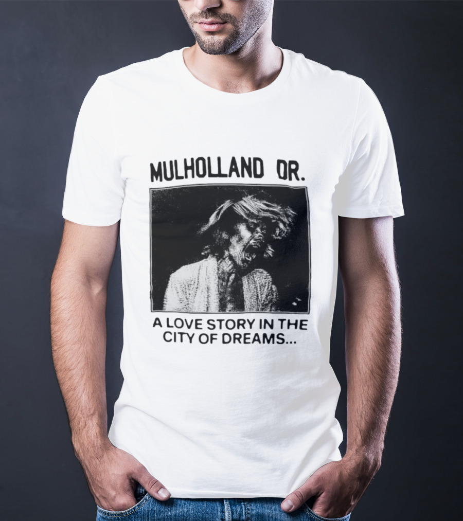 Mulholland Dr. A Love Story In The City Of Dreams Vintage Noir Aesthetic T-Shirt
