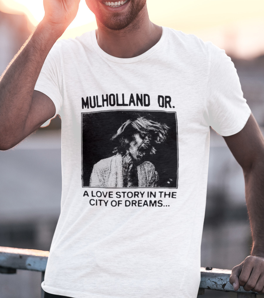 Mulholland Dr. A Love Story In The City Of Dreams Vintage Noir Aesthetic T-Shirt