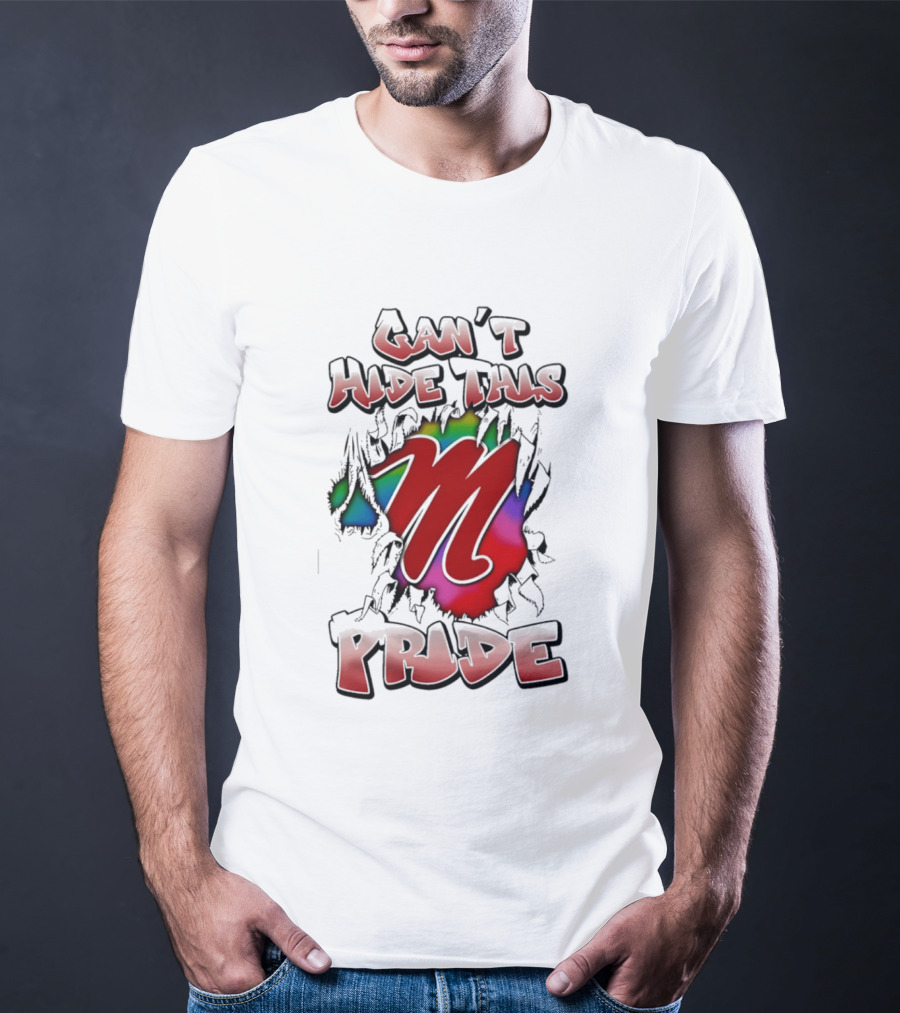Can't Hide This Pride Ole Miss Rebels M T-Shirt