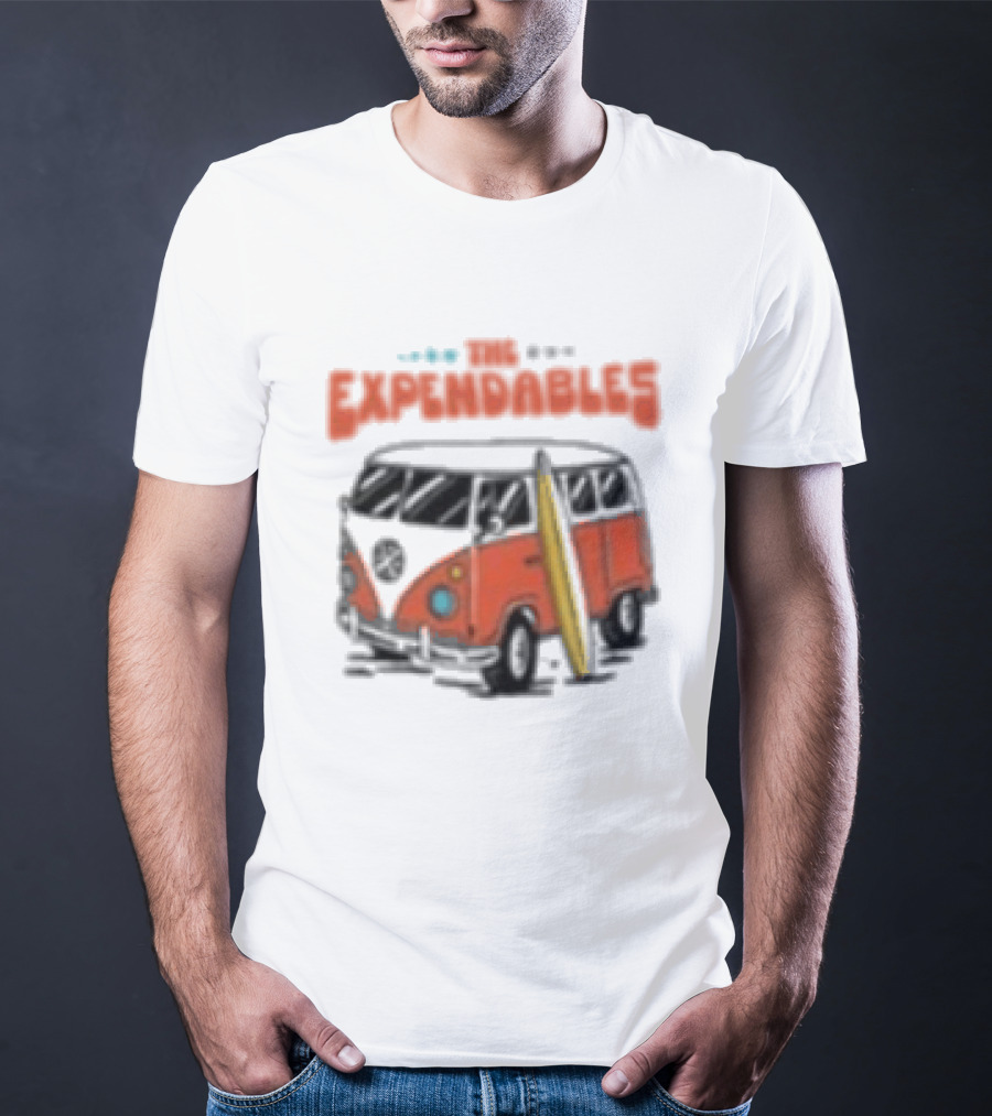 The Expendables Surfer Van Santa Cruz CA T-Shirt