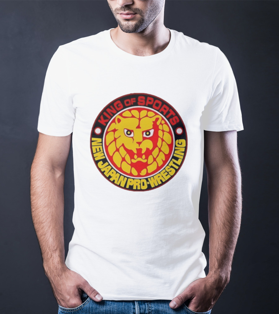 King Of Sports New Japan Pro Wrestling Lion T-Shirt