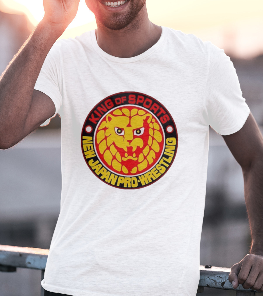King Of Sports New Japan Pro Wrestling Lion T-Shirt