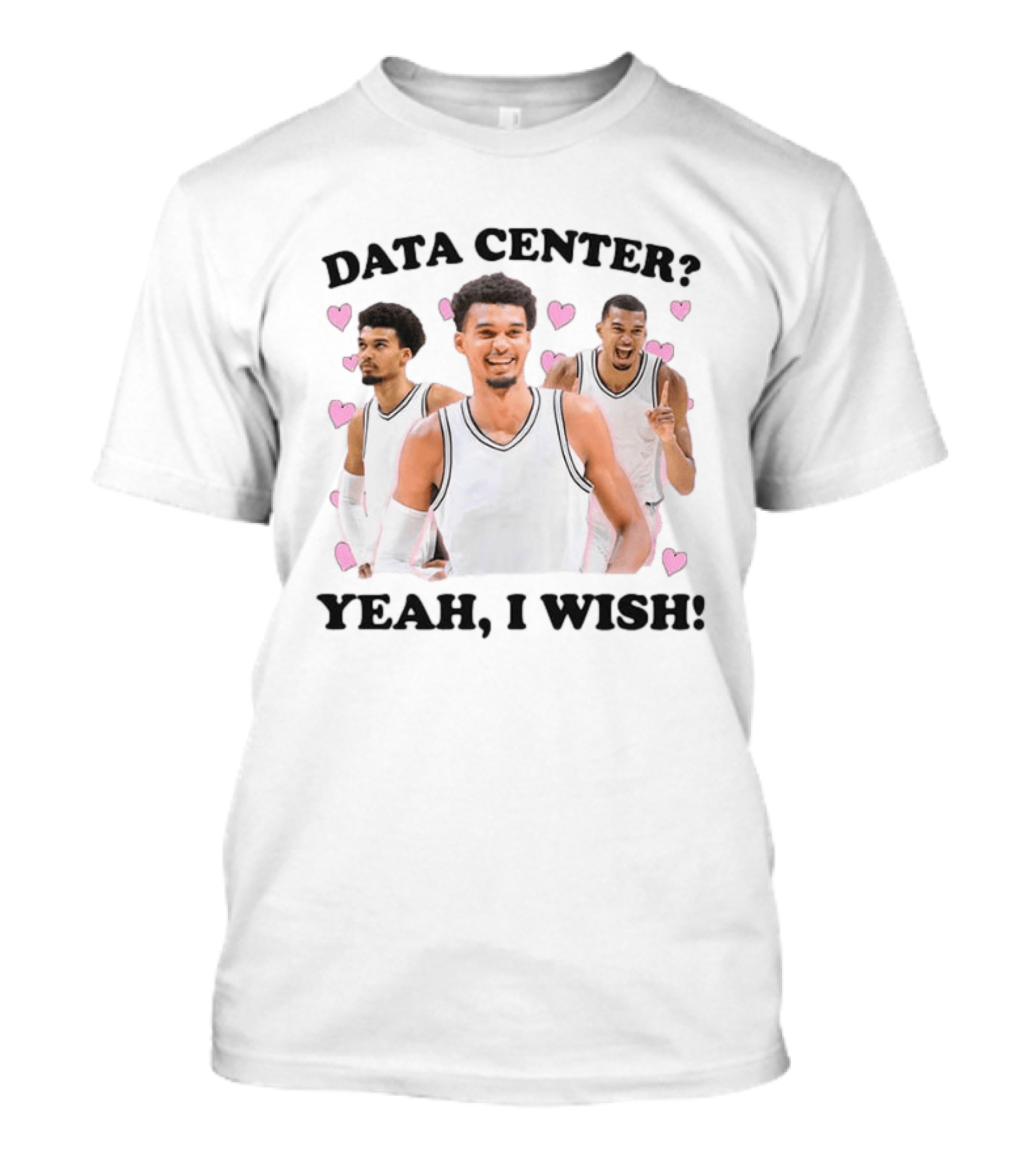Victor Wembanyama Data Center Yeah I Wish T-Shirt