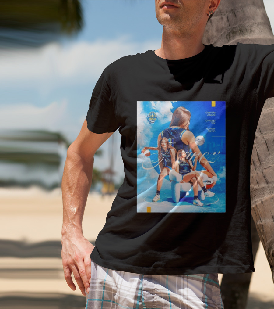 Chicago Sky Gabriela Jaquez Number Eleven Basketball T-Shirt