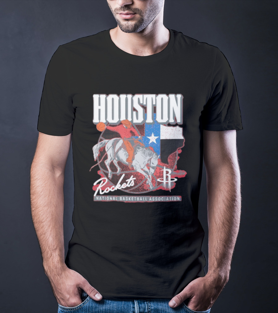 Houston Rockets National Basketball Association Texas Cowboys Basketball T-Shirt