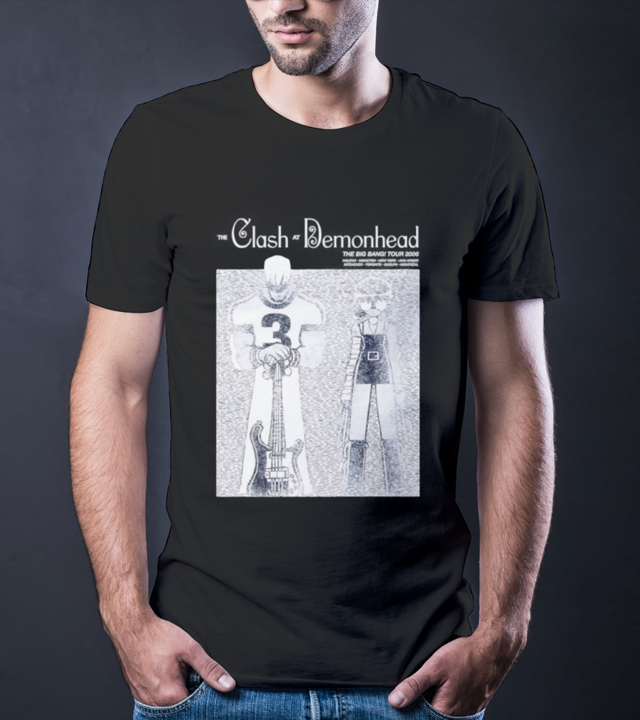 The Clash At Demonhead The Big Bang Tour 2006 Band Art Comic T-Shirt