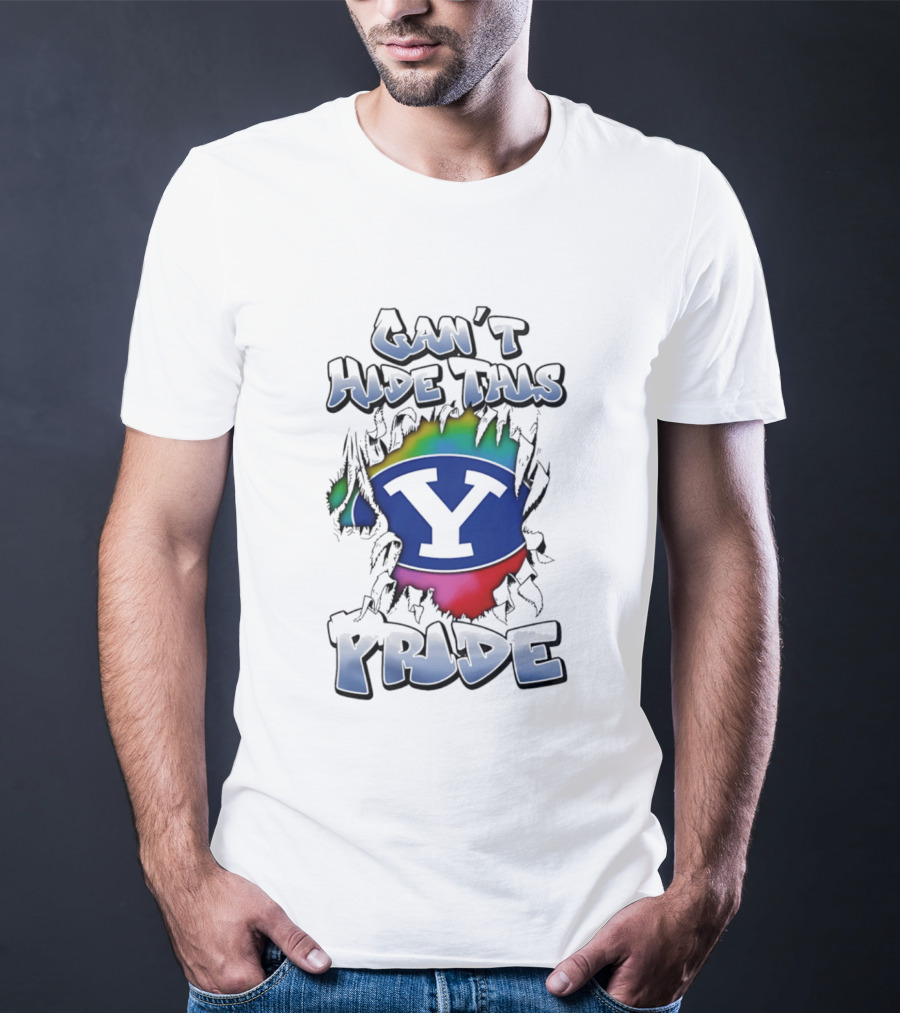 BYU Cougars Can't Hide This Pride Colorful T-Shirt