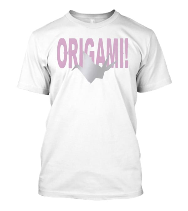 Origami Crane Pink T-Shirt
