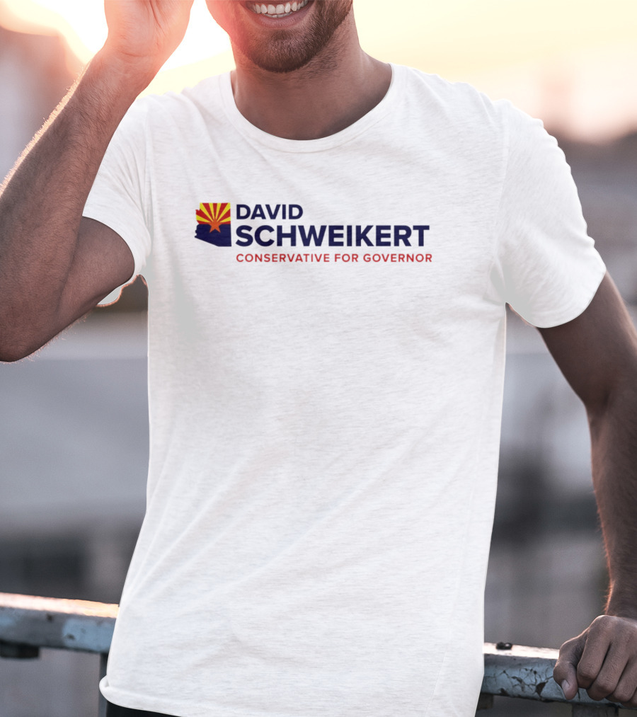 David Schweikert Conservative For Governor 2026 Arizona Flag T-Shirt