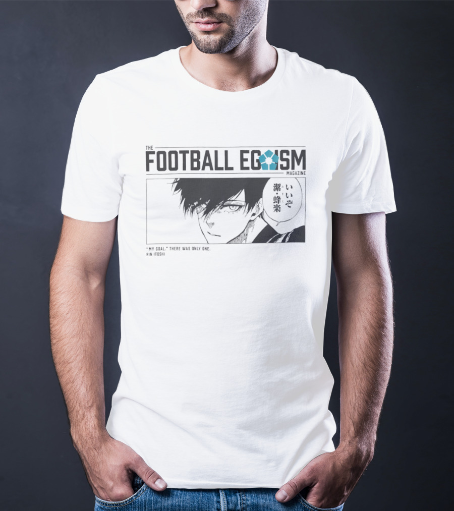 The Football Egoism Manga Rin Itoshi My Goal Blue Lock T-Shirt