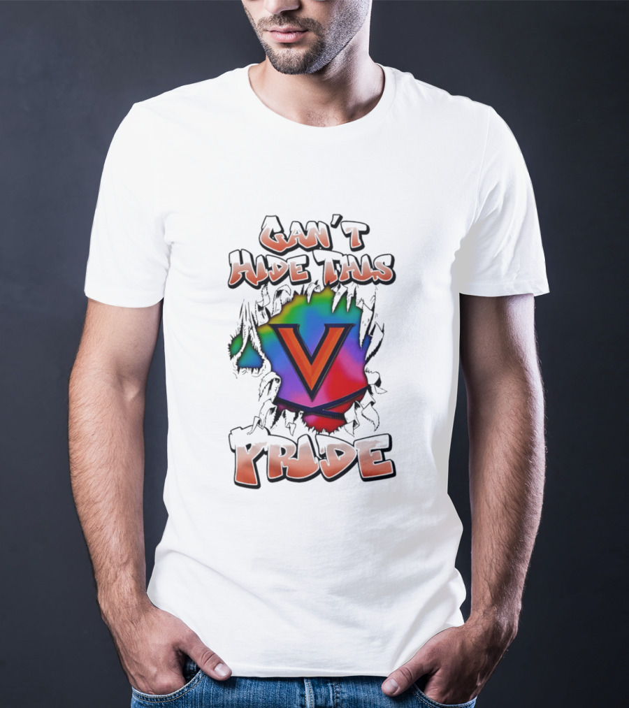 Virginia Cavaliers Can't Hide This Pride V T-Shirt