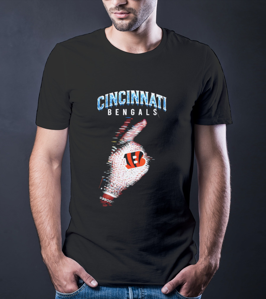 Cincinnati Bengals Iceman Glove Logo 2026 T-Shirt