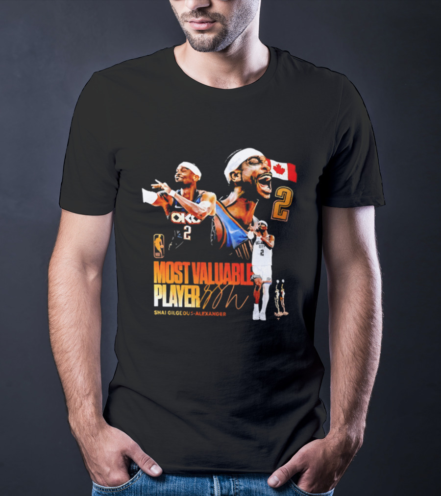Shai Gilgeous Alexander Oklahoma City Thunder Canada Most Valuable Player 2026 T-Shirt