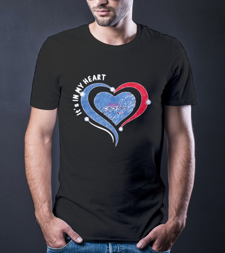 Washington Capitals It's In My Heart NHL 2026 Hockey T-Shirt