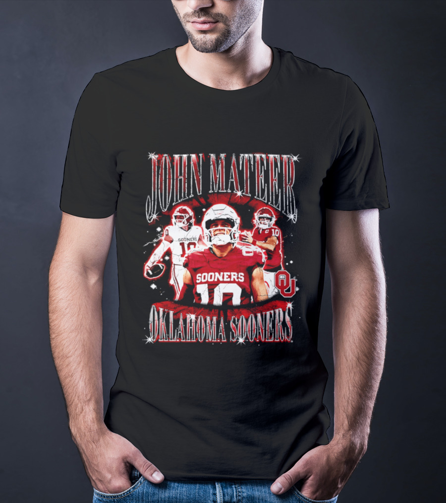 John Mateer Oklahoma Sooners Football The Year Of Mateer T-Shirt