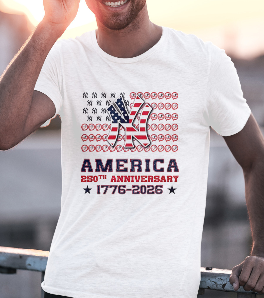 New York Yankees America 250th Anniversary Celebration 1776 2026 T-Shirt