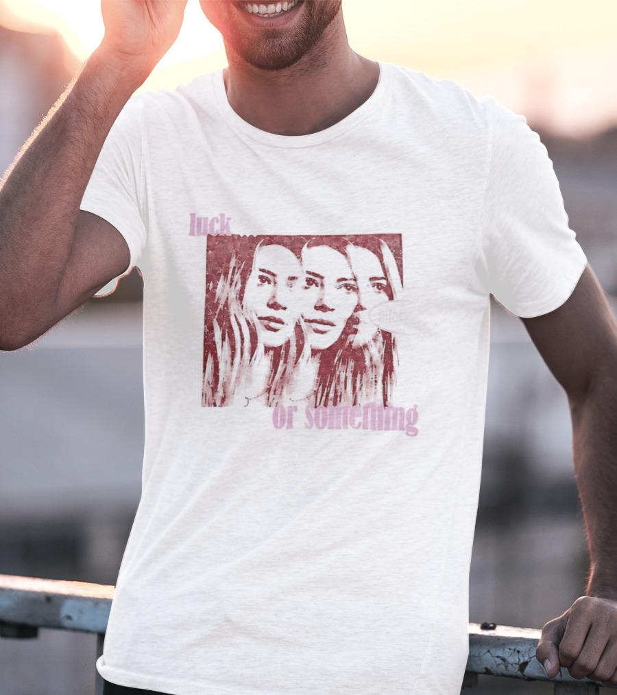 Hilary Duff Faces Luck Or Something T-Shirt