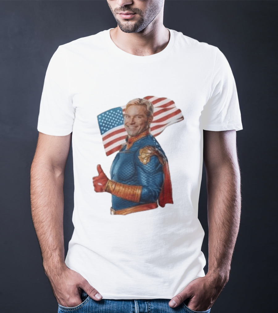 The Boys Season 5 Homelander American Flag Thumbs Up T-Shirt