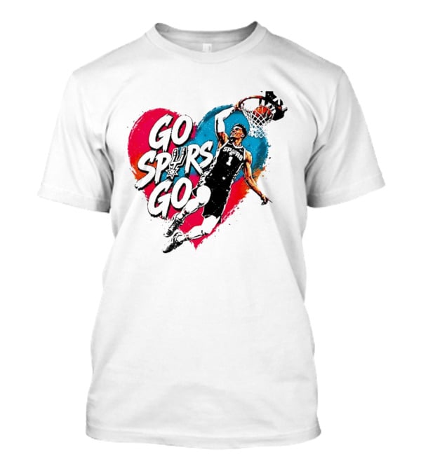 Victor Wembanyama Go Spurs Go San Antonio Basketball 2026 T-Shirt