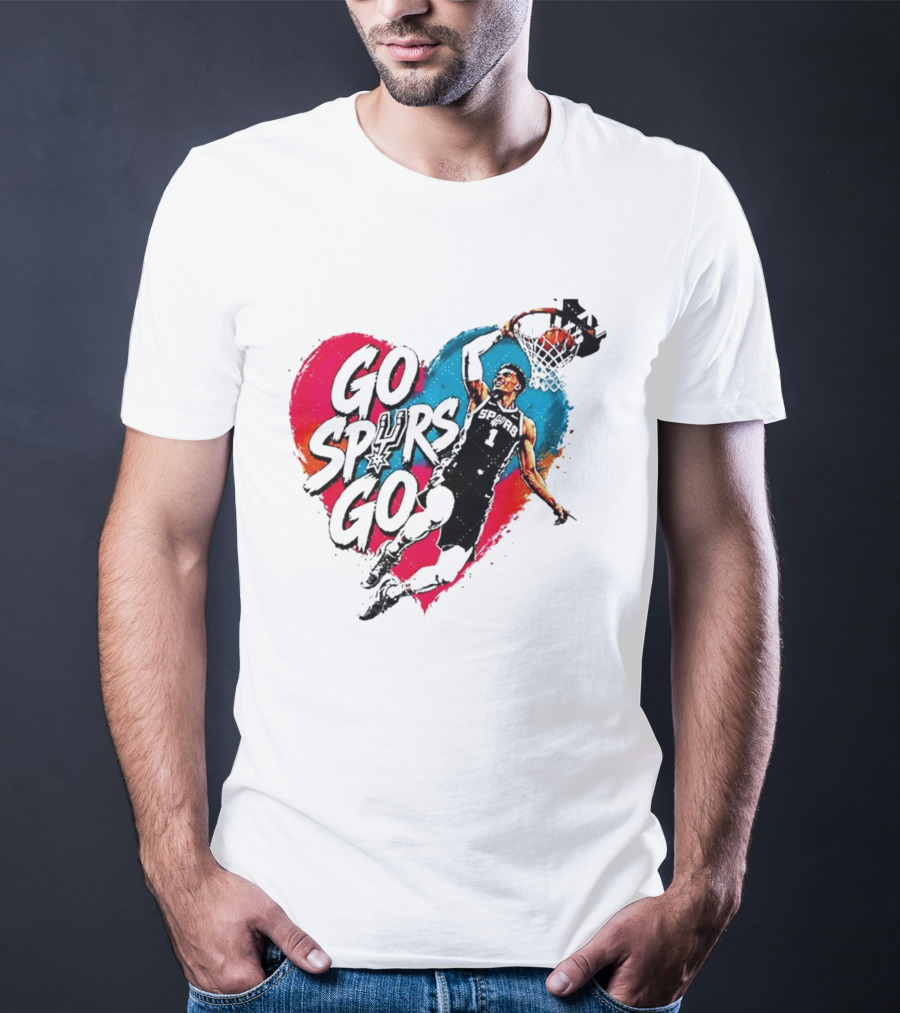 Victor Wembanyama Go Spurs Go San Antonio Basketball 2026 T-Shirt