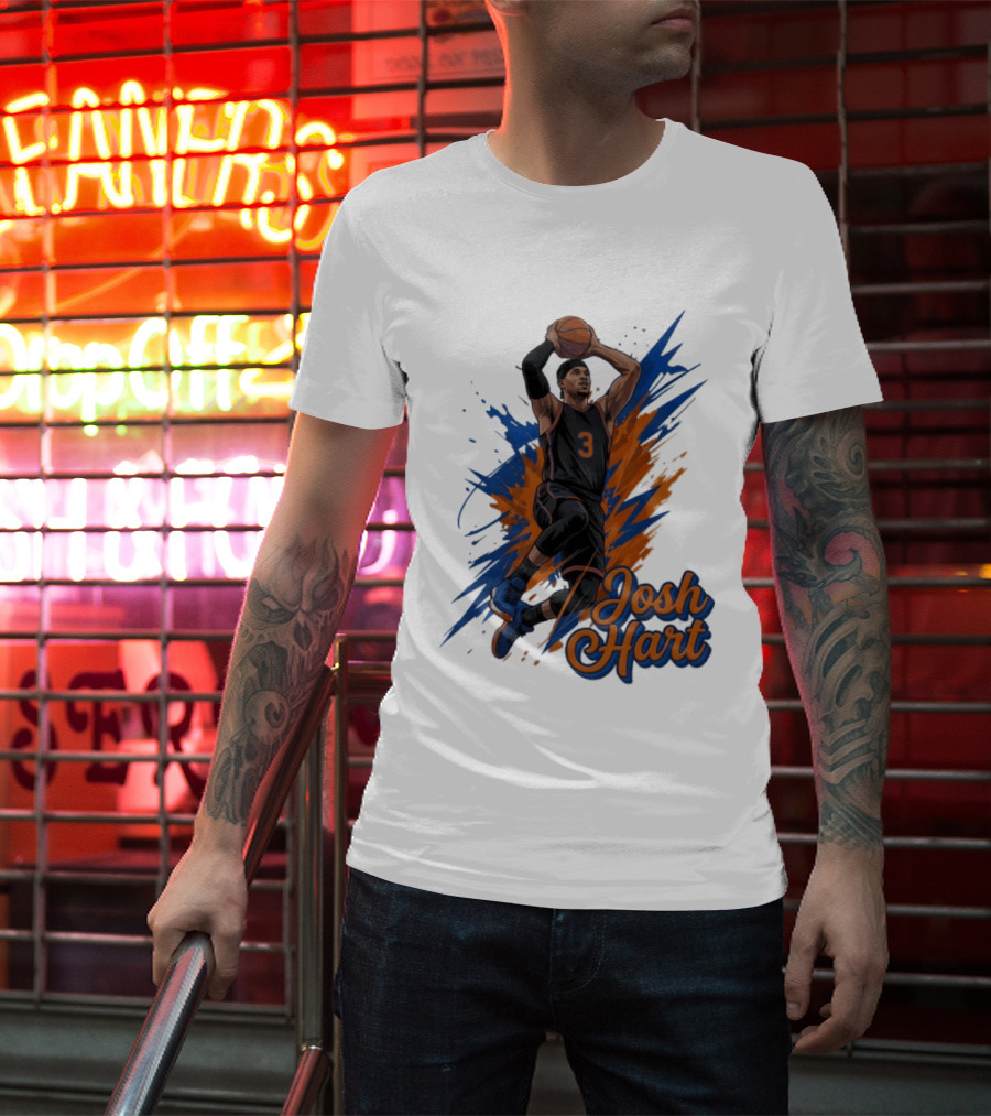 Josh Hart New York Knicks Basketball Number 3 T-Shirt