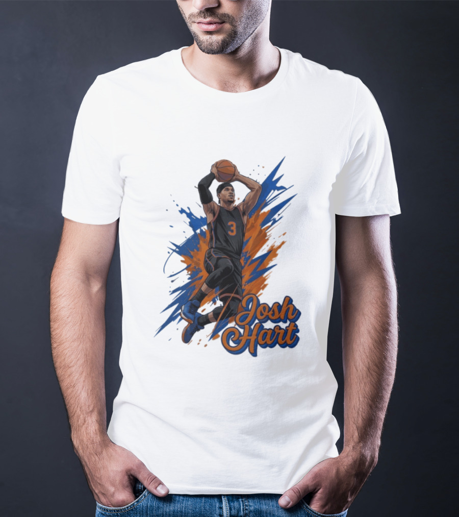Josh Hart New York Knicks Basketball Number 3 T-Shirt
