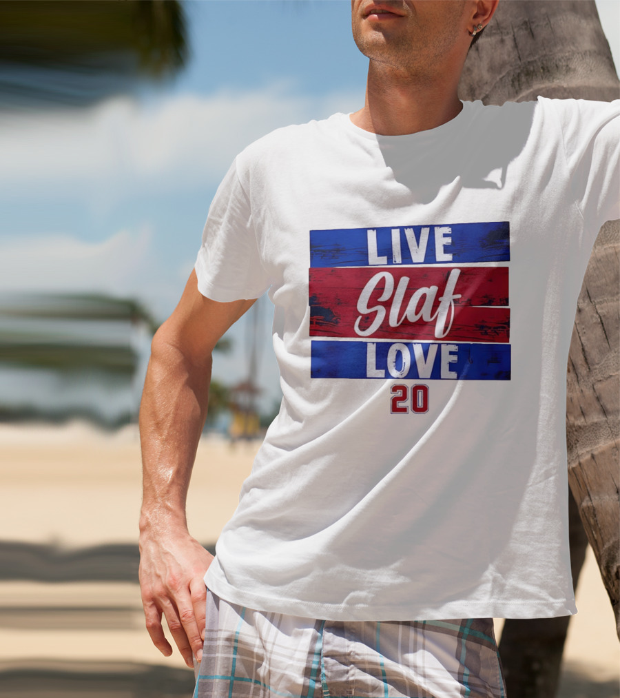 Live Slaf Love 20 Juraj Slafkovsky Montreal Canadiens NHL T-Shirt