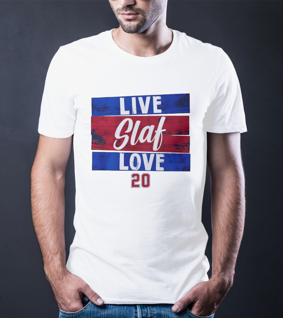Live Slaf Love 20 Juraj Slafkovsky Montreal Canadiens NHL T-Shirt