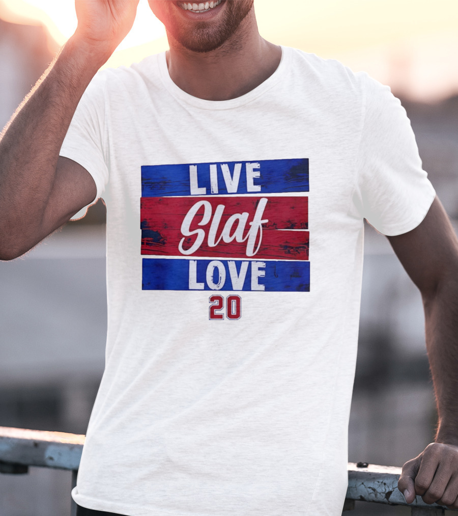 Live Slaf Love 20 Juraj Slafkovsky Montreal Canadiens NHL T-Shirt