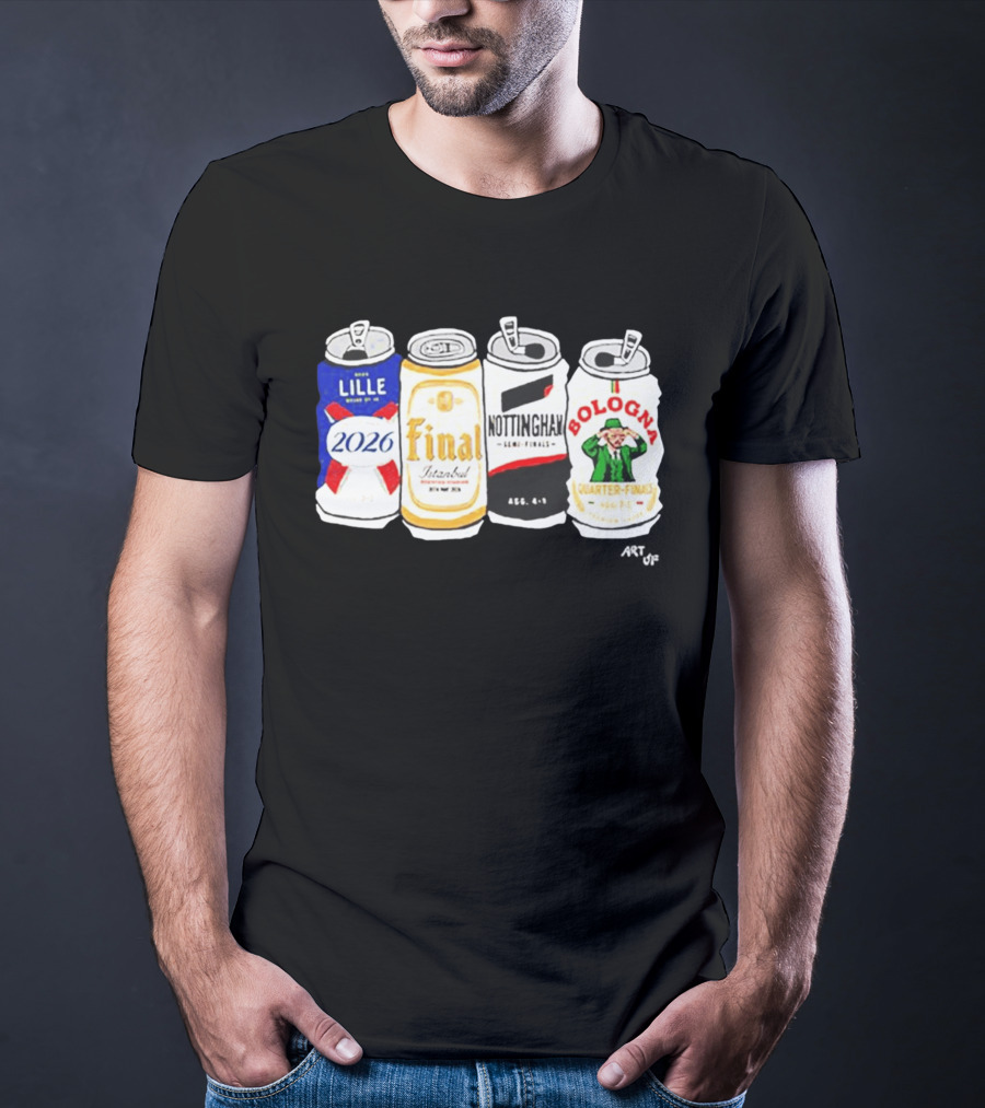 Lille 2026 Final Istanbul Nottingham Semi Finals Bologna Quarter Finals T-Shirt