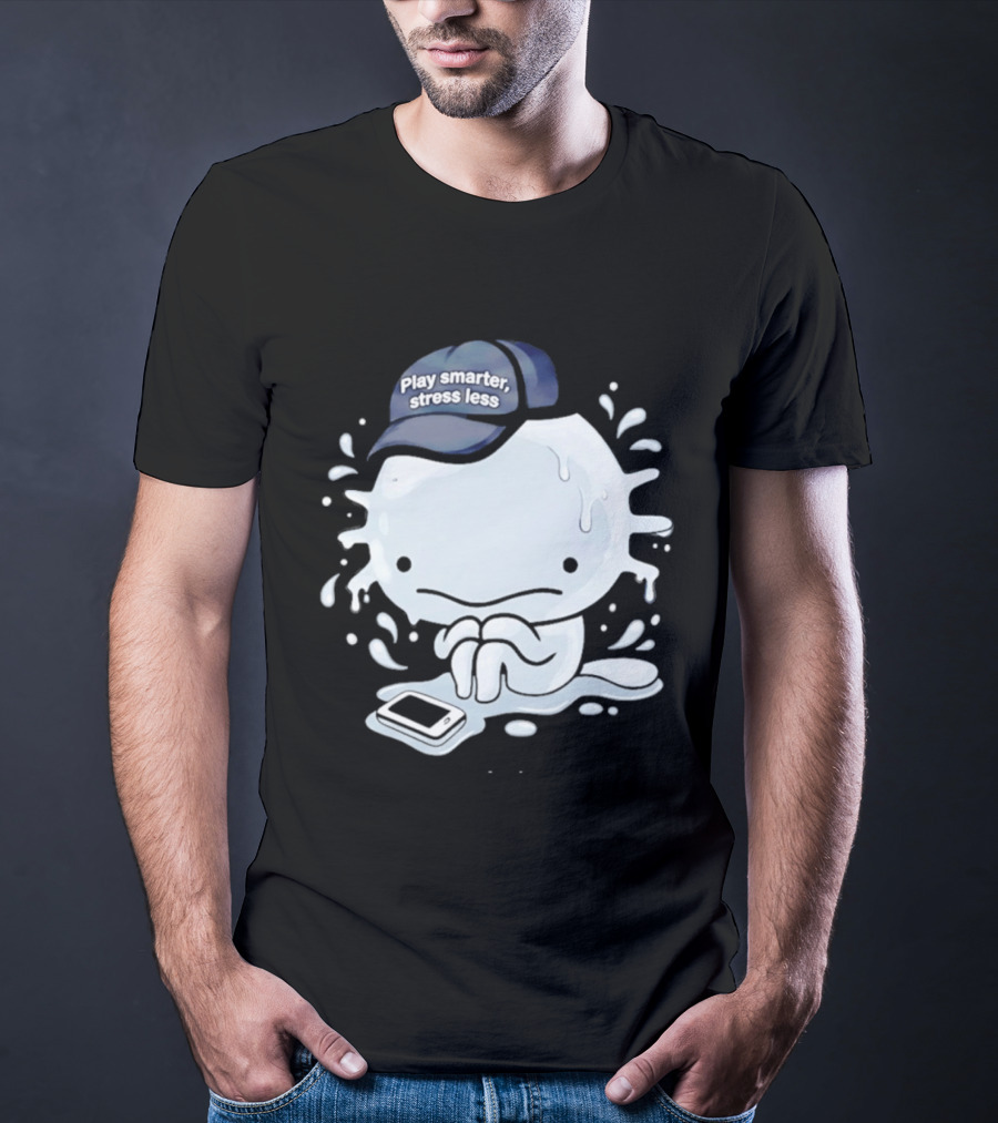 Axolotl Play Smarter Stress Less Hat And Phone T-Shirt